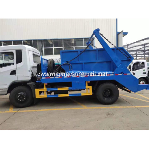 Cheap Swing arms garbage truck with box